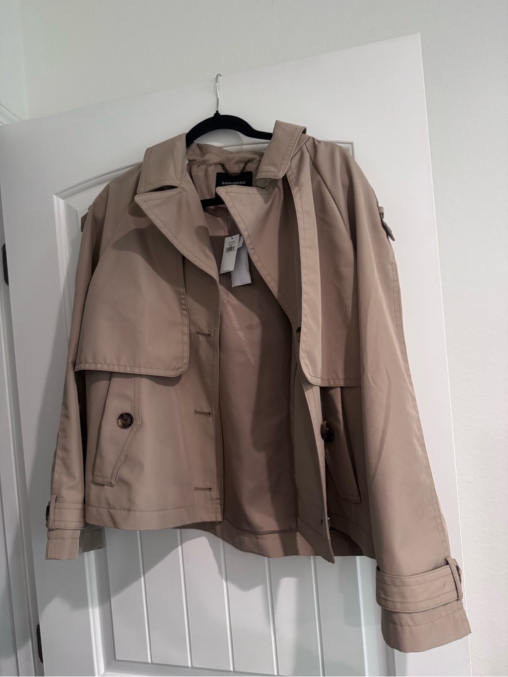 Banana Republic Beige Trench Coat Jacket